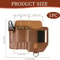 Leather Tool Belt Bag Waist Organizer For Outdoor Work 1