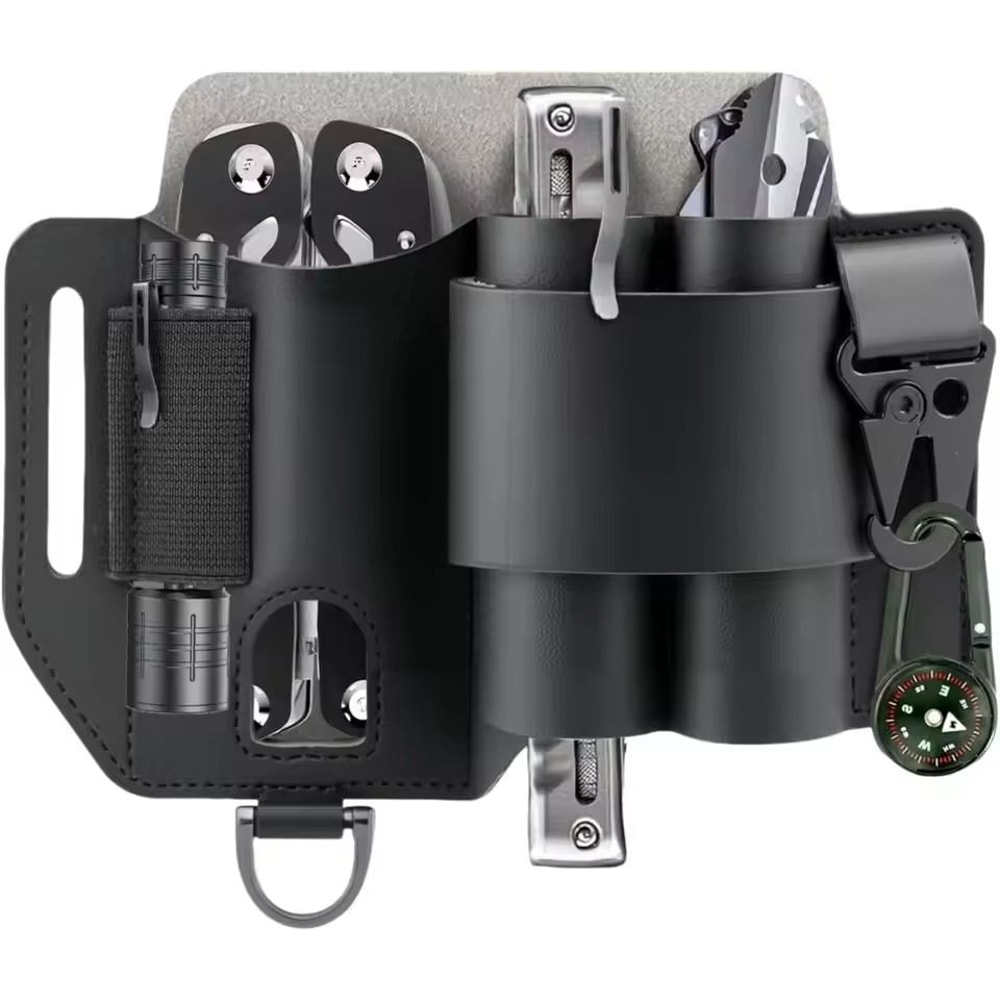 Leather Tool Belt Bag Waist Organizer For Outdoor Work 6