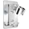 Adjustable Adhesive Shower Head Holder With Hooks Wall Mount 0