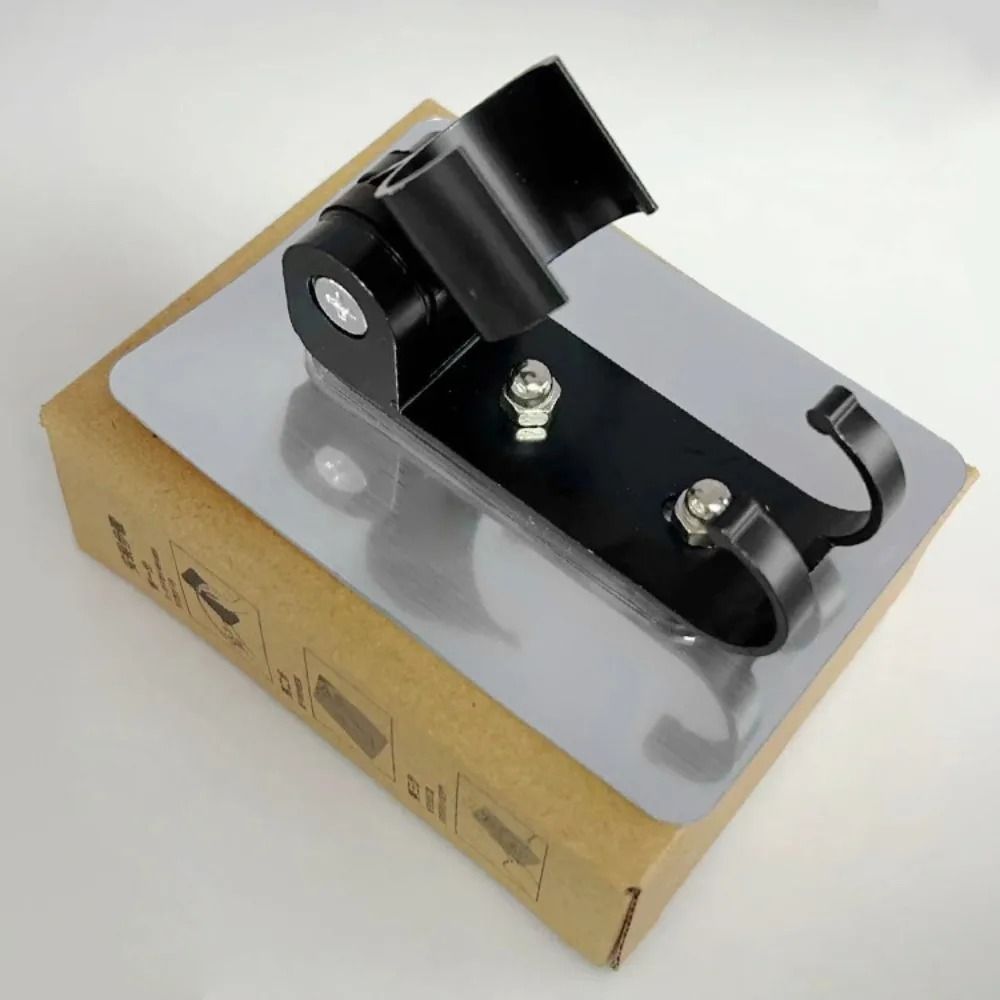 Adjustable Adhesive Shower Head Holder With Hooks Wall Mount 6