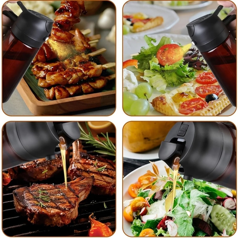 Glass Oil Sprayer And Dispenser Bottle For Cooking And Seasoning 3