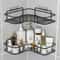 Wall Mounted Bathroom Shelf Corner Storage Rack Shower Organizer 0