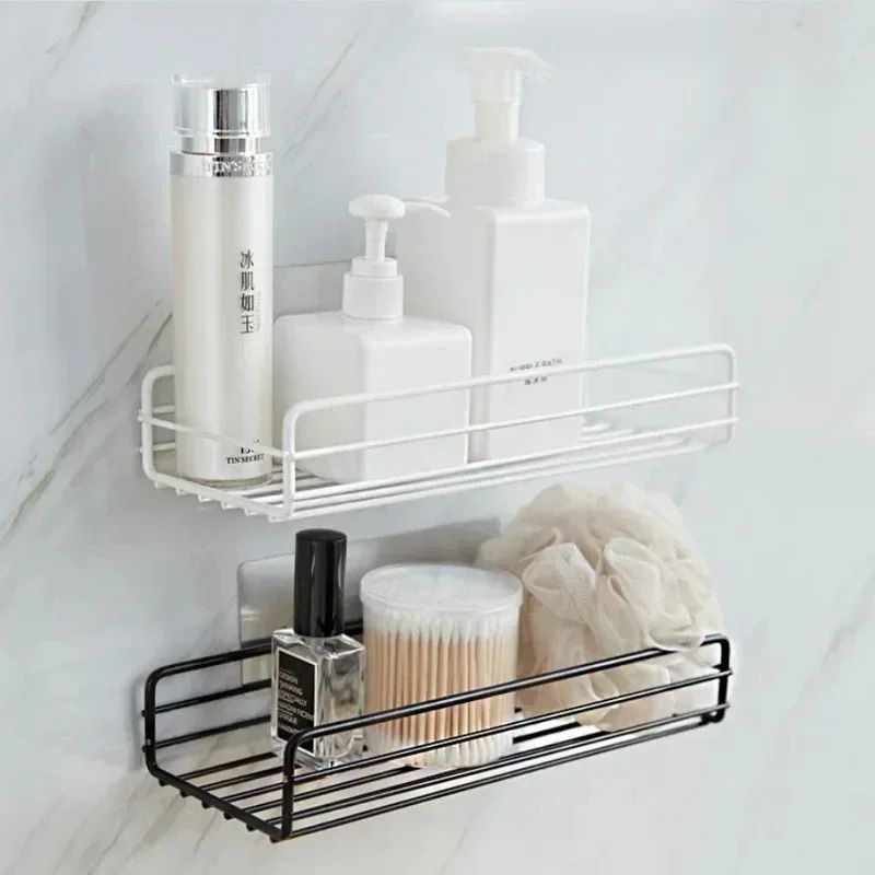 Wall Mounted Bathroom Shelf Corner Storage Rack Shower Organizer 3