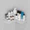Wall Mounted Bathroom Shelf Corner Storage Rack Shower Organizer 7