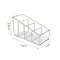 Clear Desktop Organizer Box With Four Compartments For Remote Phone And Cosmetics 1