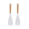 Silicone Cooking Spatula With Wooden Handle For Non Stick Cookware 9