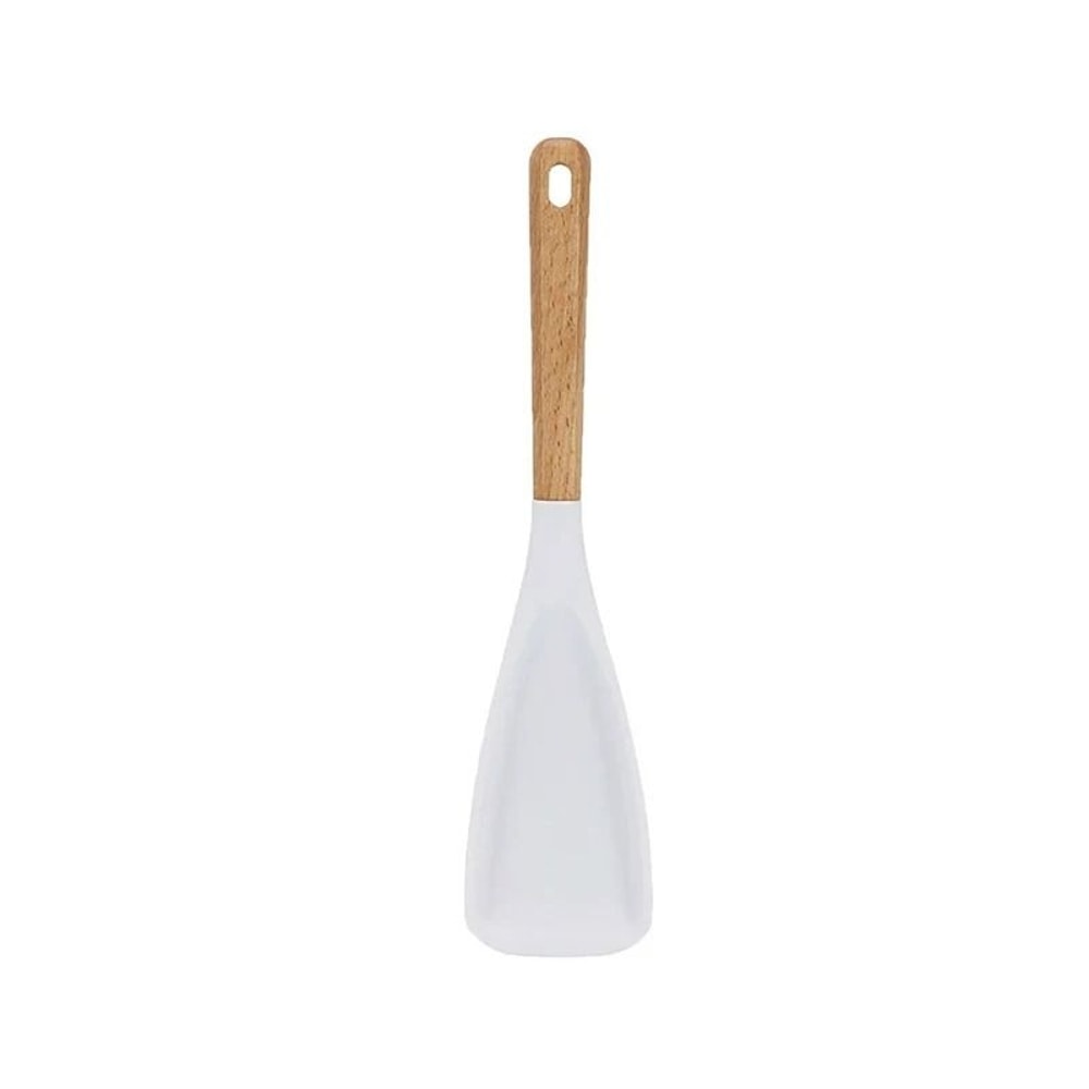 Silicone Cooking Spatula With Wooden Handle For Non Stick Cookware 6