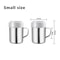 Stainless Steel Powdered Sugar Shakers With Handle Fine Mesh Set 6