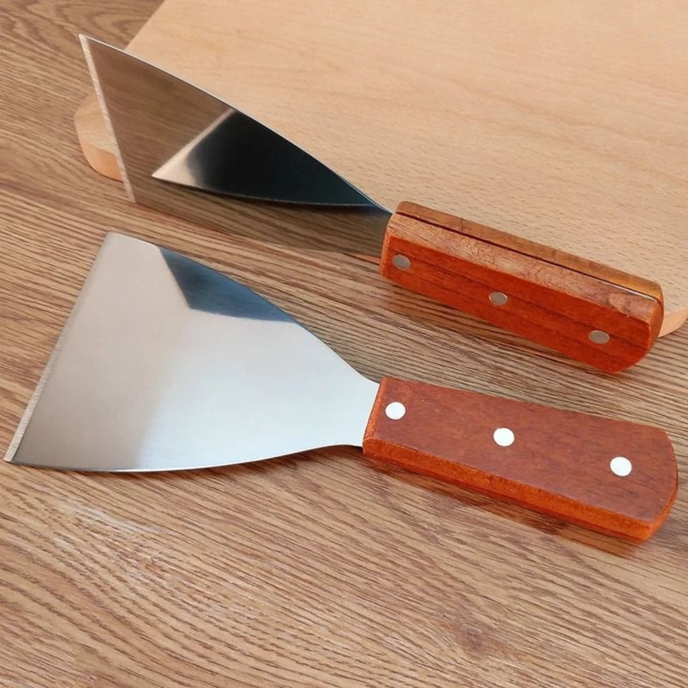 Stainless Steel Metal Spatula Turner For Grill Pancake And Burger 4