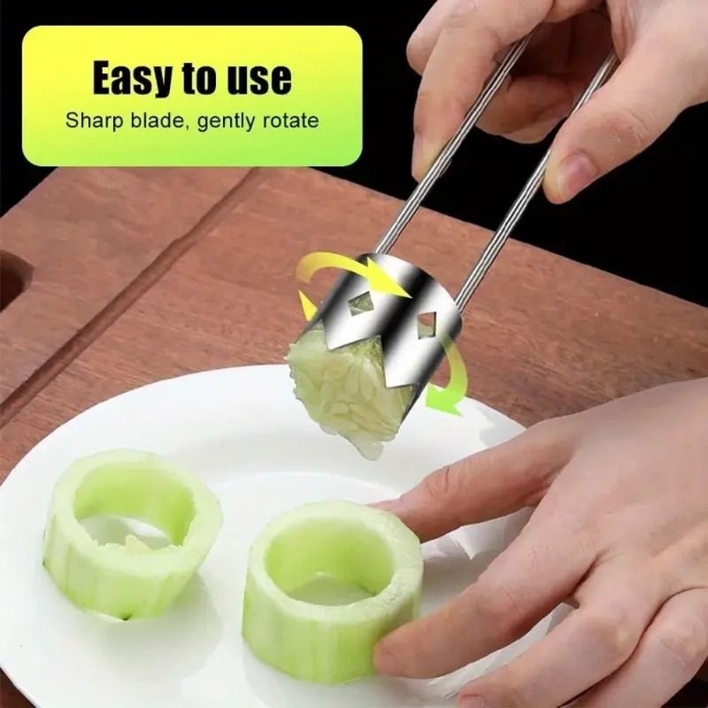 Stainless Steel Pepper Corer Seed Removing Tool 3