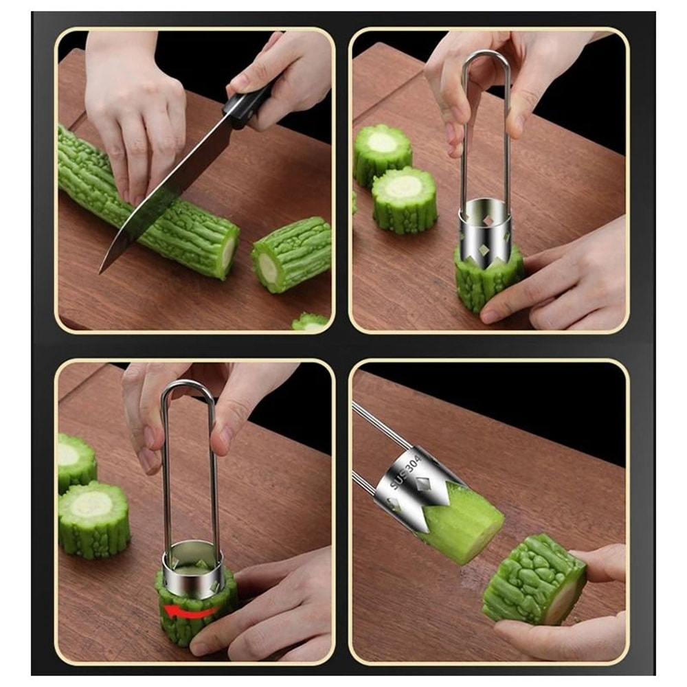 Stainless Steel Pepper Corer Seed Removing Tool 4
