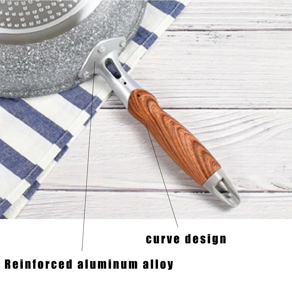 Non Stick Frying Pan Skillet And Wok For Gas And Induction Cooking 4