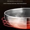 316 Stainless Steel Non Stick Frying Pan Wok With Honeycomb Surface 4