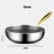 316 Stainless Steel Non Stick Frying Pan Wok With Honeycomb Surface 8