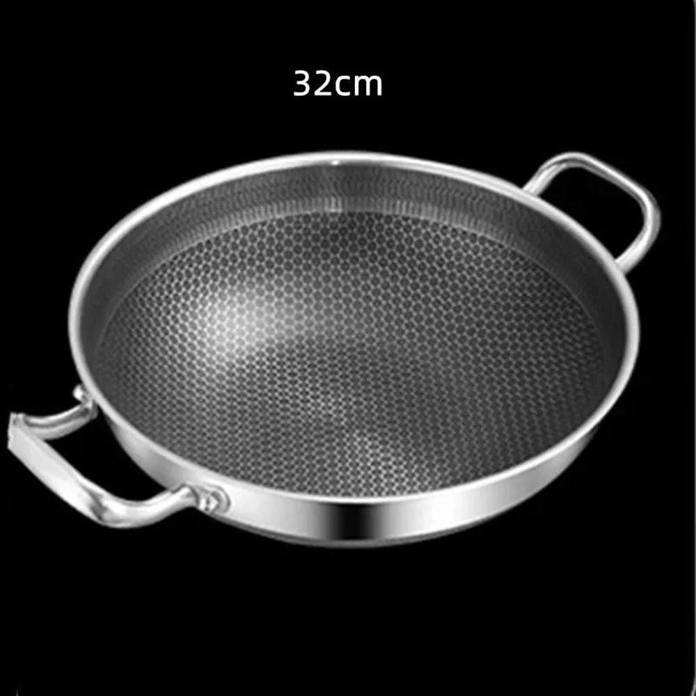 304 Stainless Steel Honeycomb Non Stick Soup Pot With Lid 7