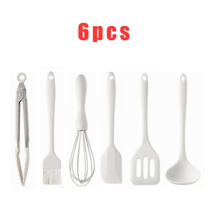 Silicone Kitchen Utensil Set Non Stick Cooking And Baking Tools 7