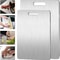 316 Stainless Steel Double Sided Cutting Board Thickened Kitchen Panel 3