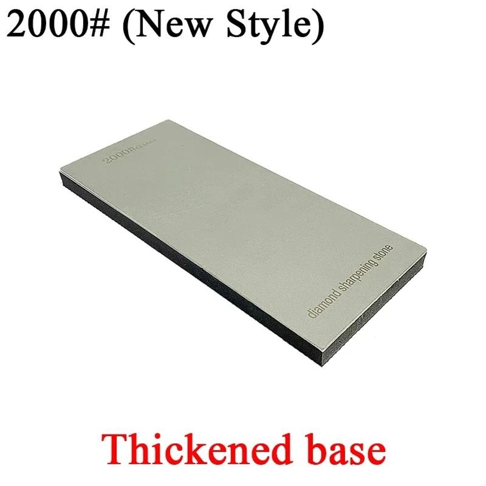Diamond Knife Sharpening Stone With Non Slip Base And Polishing Leather 18
