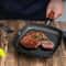 Thickened Cast Iron Steak Frying Pan For High Heat Cooking 1