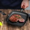 Thickened Cast Iron Steak Frying Pan For High Heat Cooking 1
