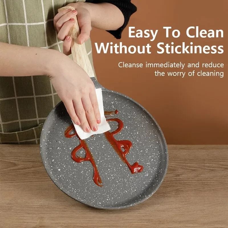 Maifan Stone Non Stick Frying Pan For Steak Pancake And Omelette Cooking 2