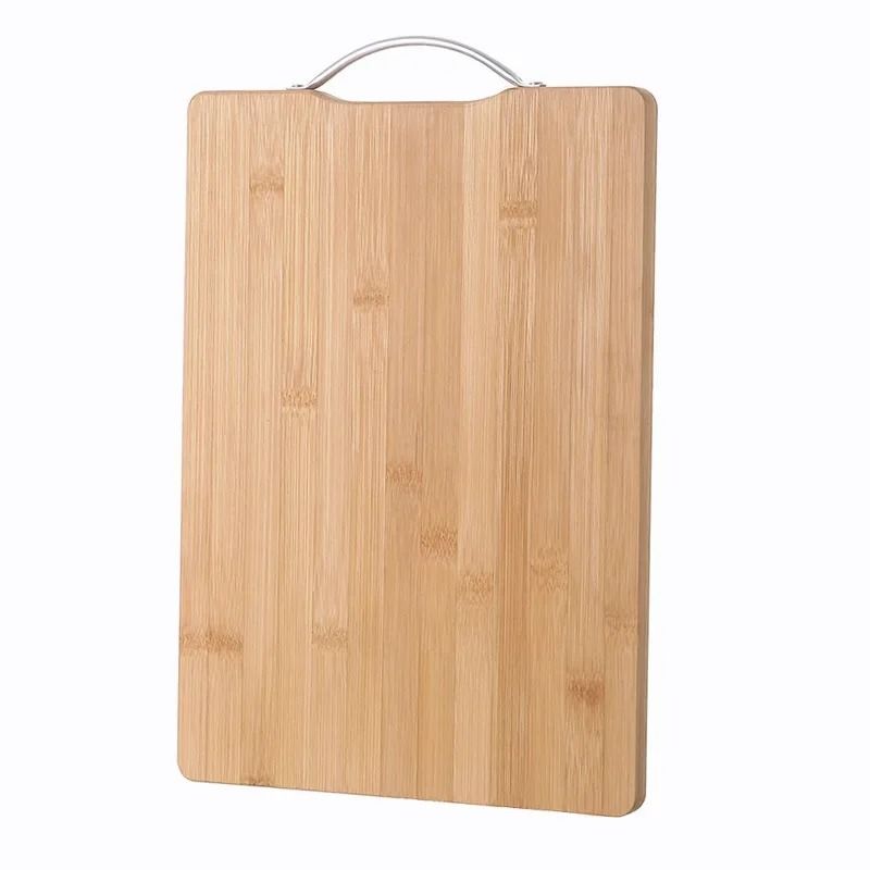 Natural Bamboo Cutting Board Large Double Sided Solid Wood Board 9