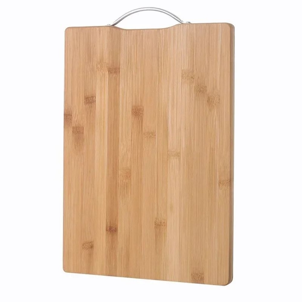 Natural Bamboo Cutting Board Large Double Sided Solid Wood Board 5