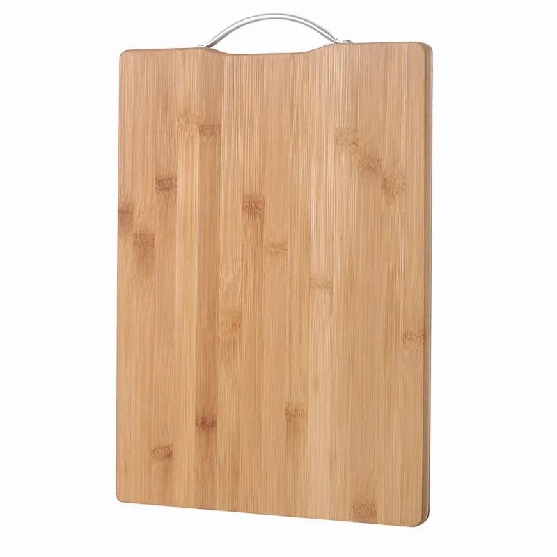 Natural Bamboo Cutting Board Large Double Sided Solid Wood Board 7