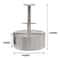 Stainless Steel Hamburger Patty Maker Press Adjustable Thickness Mold 9