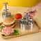 Stainless Steel Hamburger Patty Maker Press Adjustable Thickness Mold 1