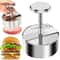 Stainless Steel Hamburger Patty Maker Press Adjustable Thickness Mold 2