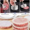 Stainless Steel Hamburger Patty Maker Press Adjustable Thickness Mold 4