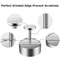 Stainless Steel Hamburger Patty Maker Press Adjustable Thickness Mold 5
