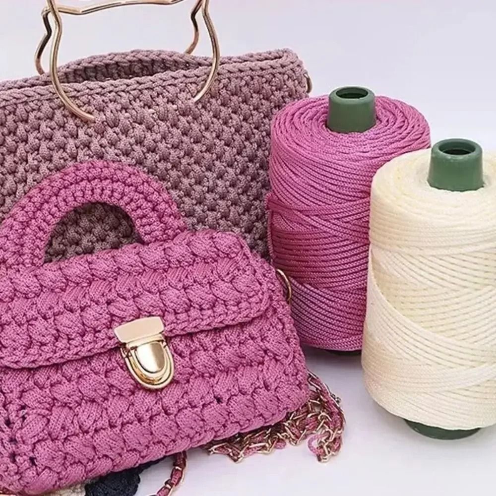 Ice Yarn Crochet Thread For Knitting Bags Hats And Home Decor 3