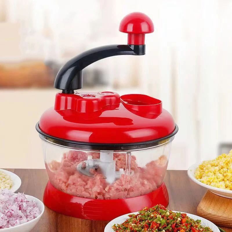 Manual Garlic Chopper Vegetable Cutter Multifunctional Food Processor Meat Grinder 0