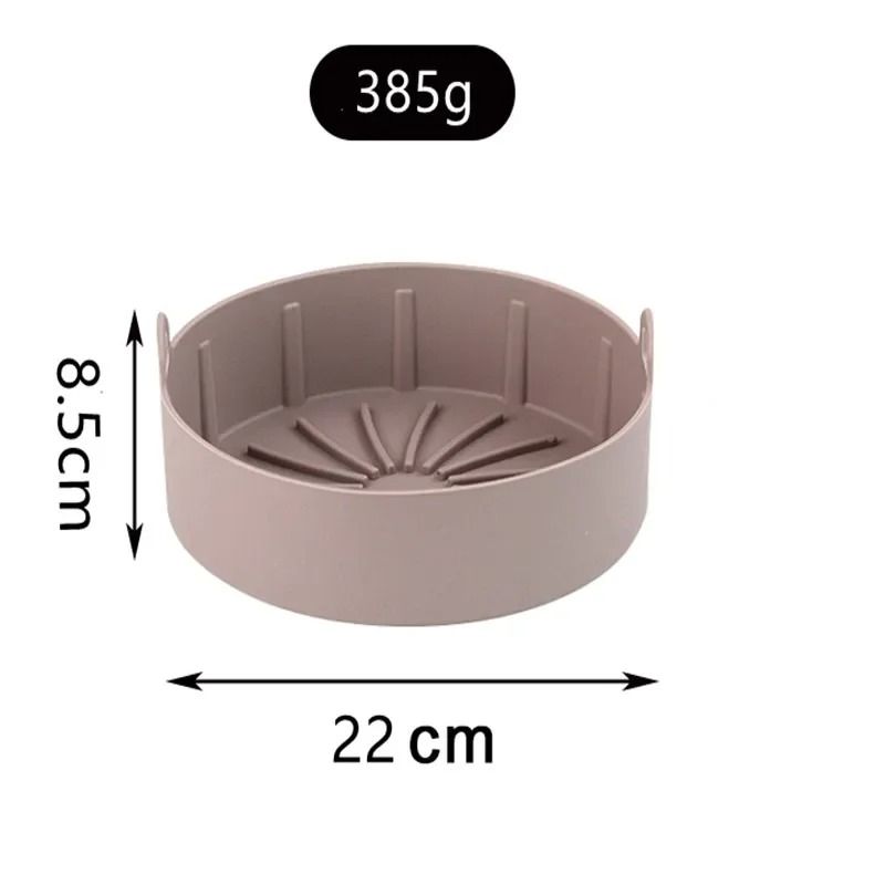 Air Fryer Silicone Grill Pot Tray Bakeware Pan 10