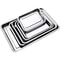 316 Stainless Steel Rectangular Barbecue Serving Tray For Grill And Dining 5