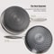 304 Stainless Steel Nonstick Frying Pan Wok For Induction And Gas Cooking 28cm 30cm 4