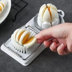 2 in 1 multifunctional egg cutter with stainless steel wire