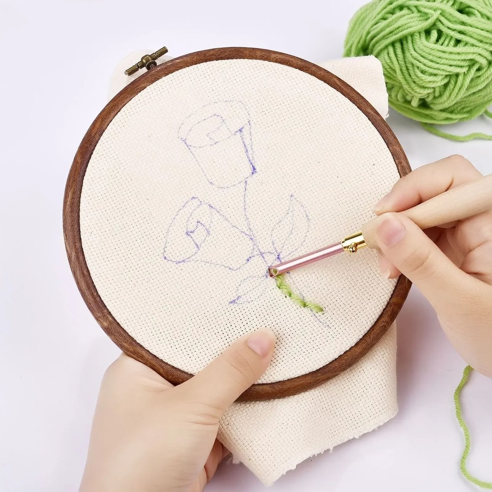 12 Color Acrylic Yarn Set For Kids DIY Knitting And Crochet Crafts 5