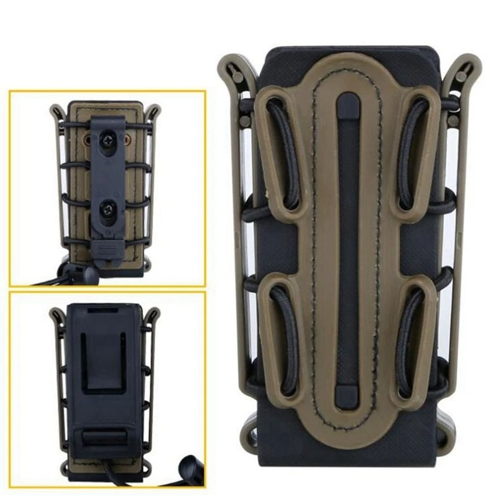 Tactical Molle 9mm Magazine Pouch With Belt Clip 10