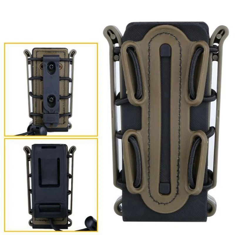 Tactical Molle 9mm Magazine Pouch With Belt Clip 10