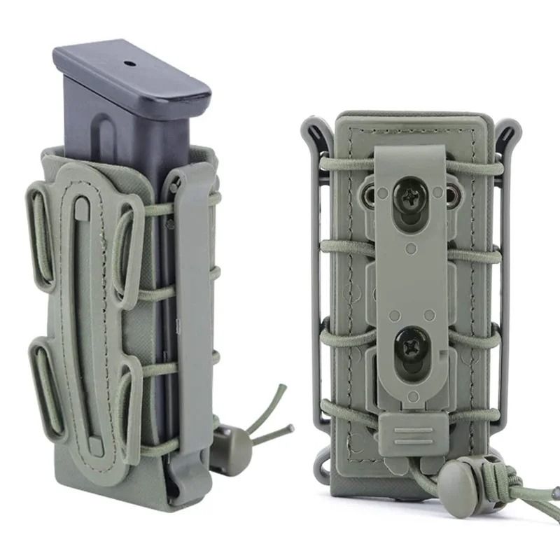Tactical Molle 9mm Magazine Pouch With Belt Clip 4