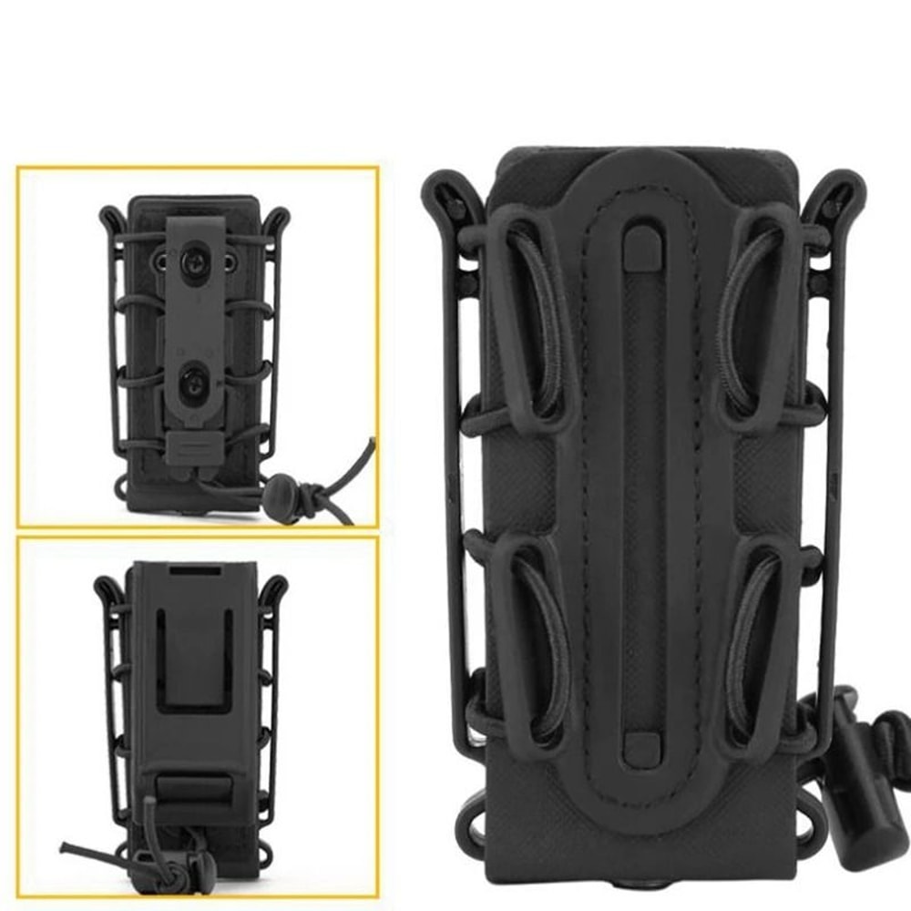 Tactical Molle 9mm Magazine Pouch With Belt Clip 6