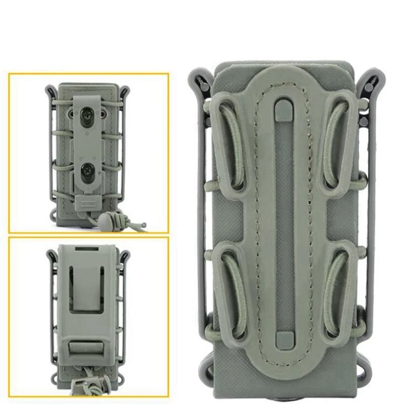 Tactical Molle 9mm Magazine Pouch With Belt Clip 8