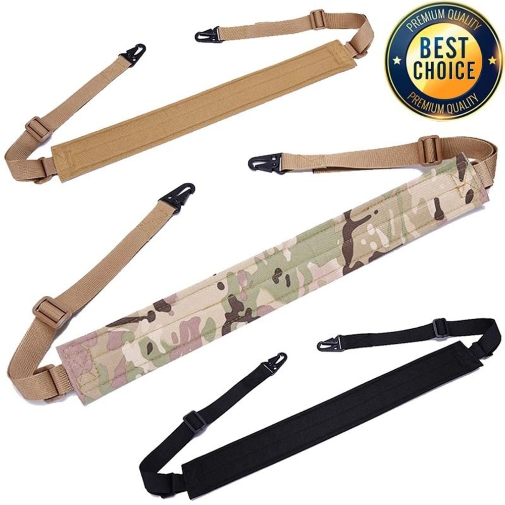 Multi Function Adjustable 2 Point Tactical Rifle Sling Strap 0