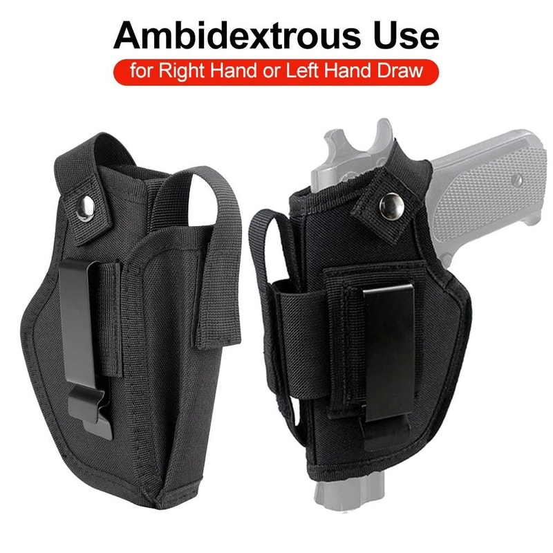Outdoor Tactical Gun Holster With Belt Clip For Concealed Carry 0