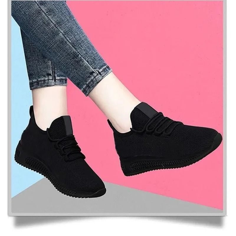 Women Thick Soled Breathable Casual Sneakers For Spring And Autumn 4