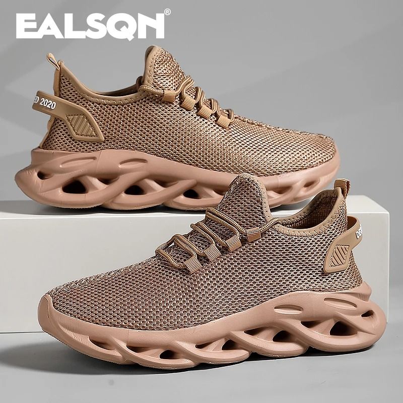 Men Breathable Mesh Running Sneakers For Outdoor Jogging 5