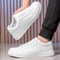 Men Leather Casual Sneakers Breathable Vulcanized Shoes 5